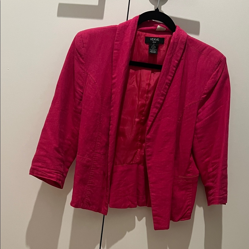 Verve Ami Women's Bright Pink Blazer